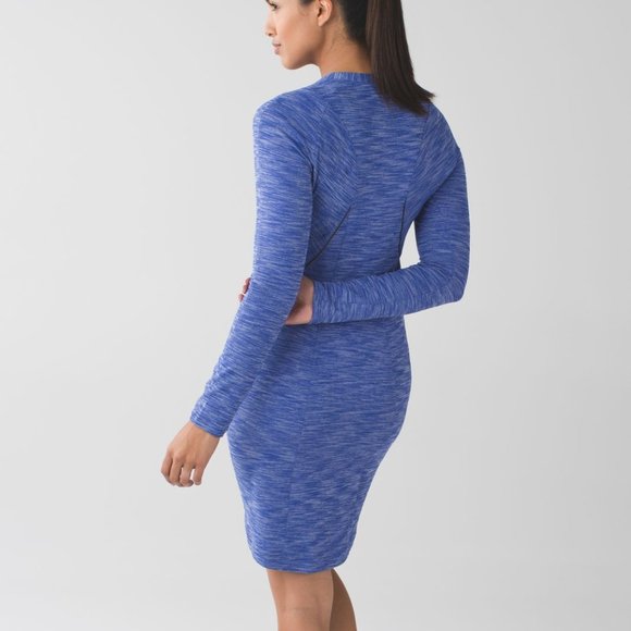 lululemon athletica Dresses & Skirts - SOLD Lululemon &go Where-To Dress Long Sleeve